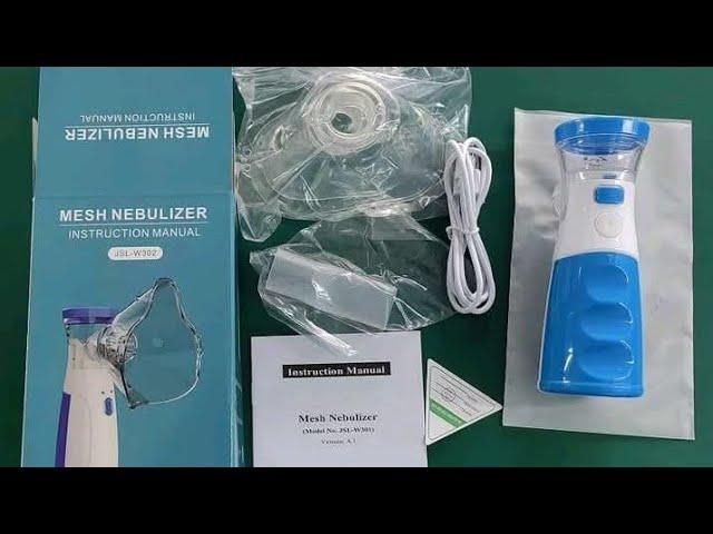 EaseBreathe™ – Instant Relief | Silent & Portable Nebulizer