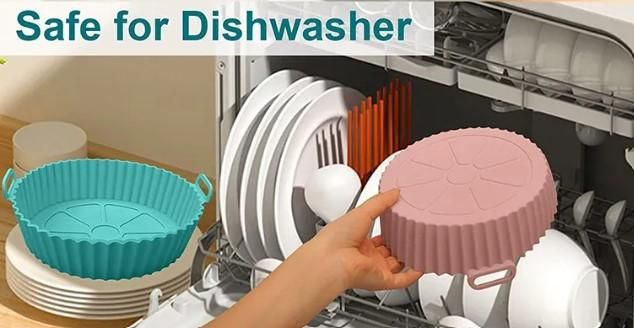 Air Fryer Silicone Baking Tray Reusable  Mold