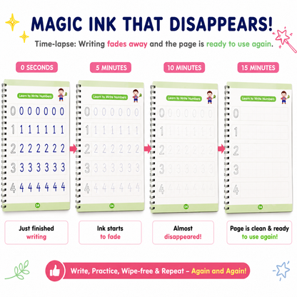 Magic Practice Copybook Set of 4
