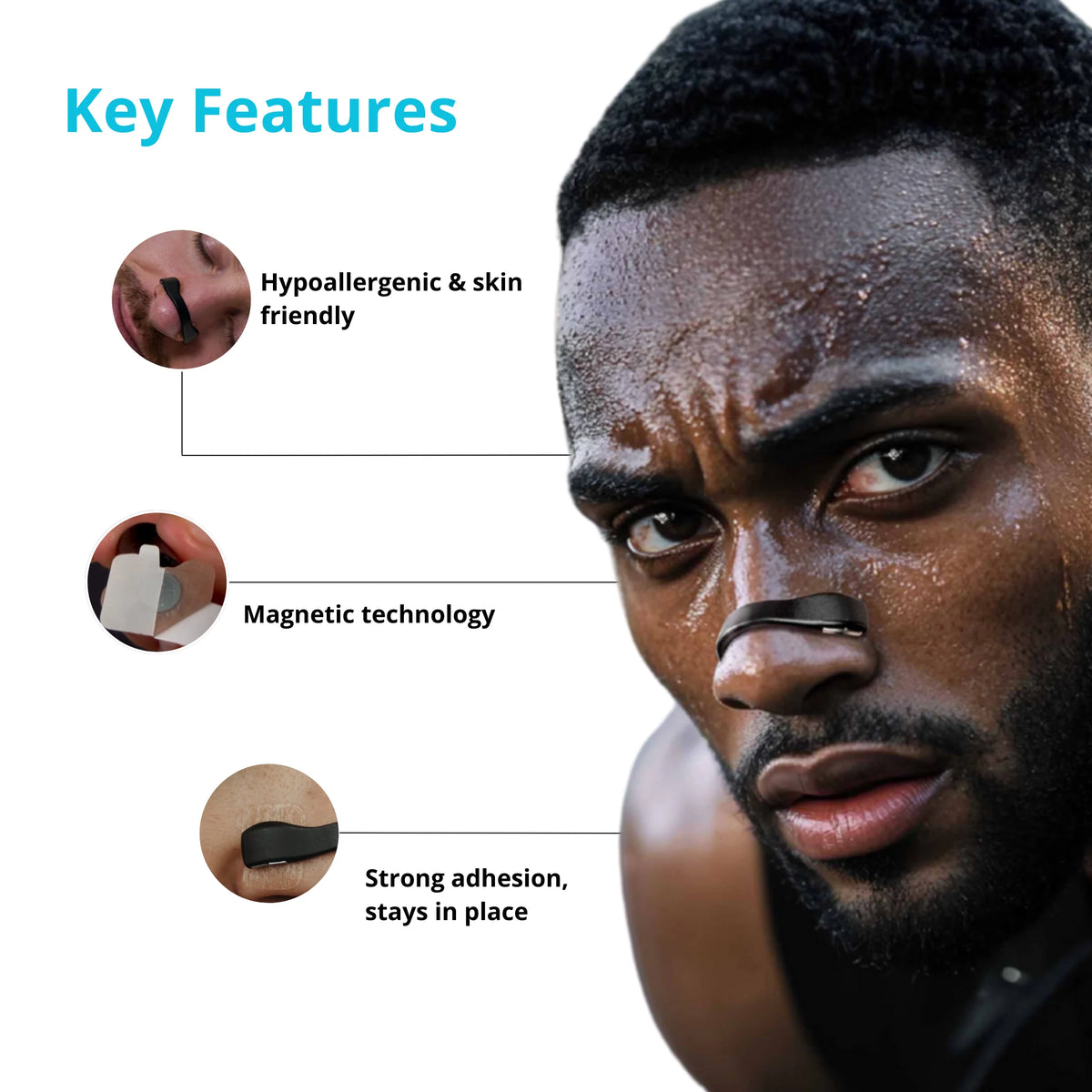 EaseAir™- Magnetic Breathing Nasal Strip
