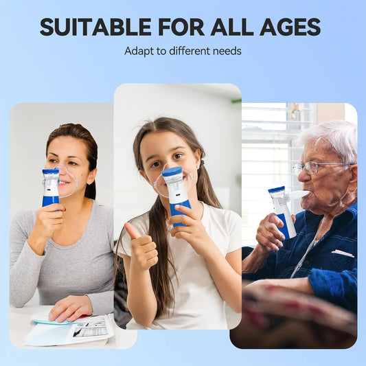 EaseBreathe™ – Instant Relief | Silent & Portable Nebulizer