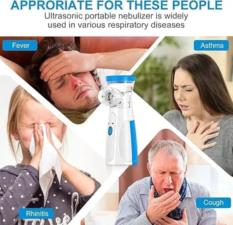 EaseBreathe™ – Instant Relief | Silent & Portable Nebulizer
