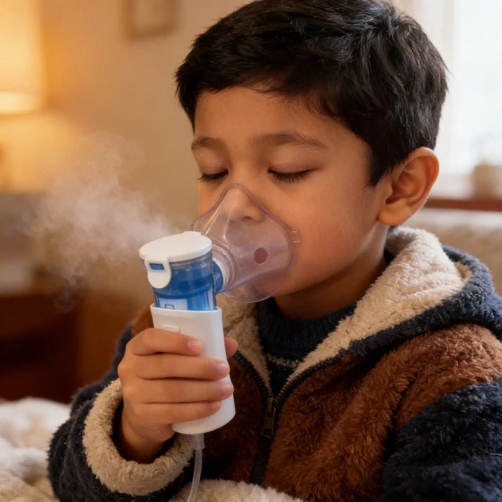 EaseBreathe™ – Instant Relief | Silent & Portable Nebulizer