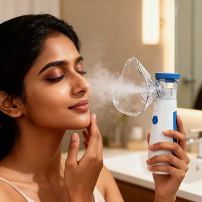 EaseBreathe™ – Instant Relief | Silent & Portable Nebulizer