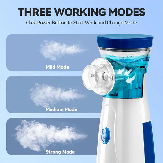 EaseBreathe™ – Instant Relief | Silent & Portable Nebulizer