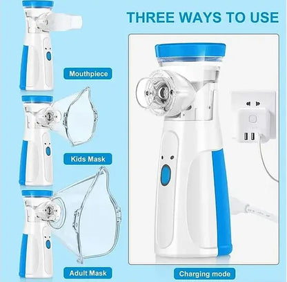 EaseBreathe™ – Instant Relief | Silent & Portable Nebulizer