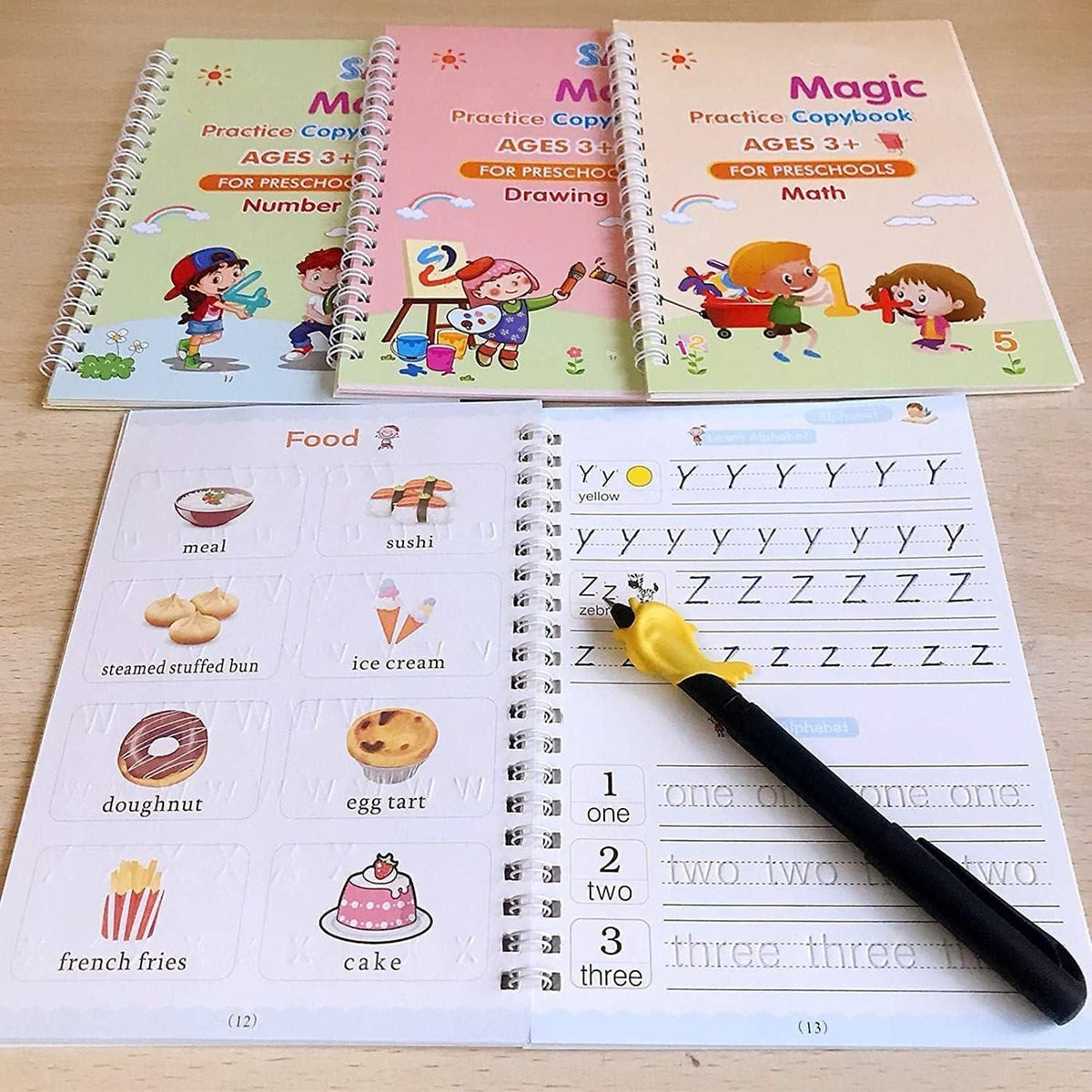 Magic Practice Copybook Set of 4