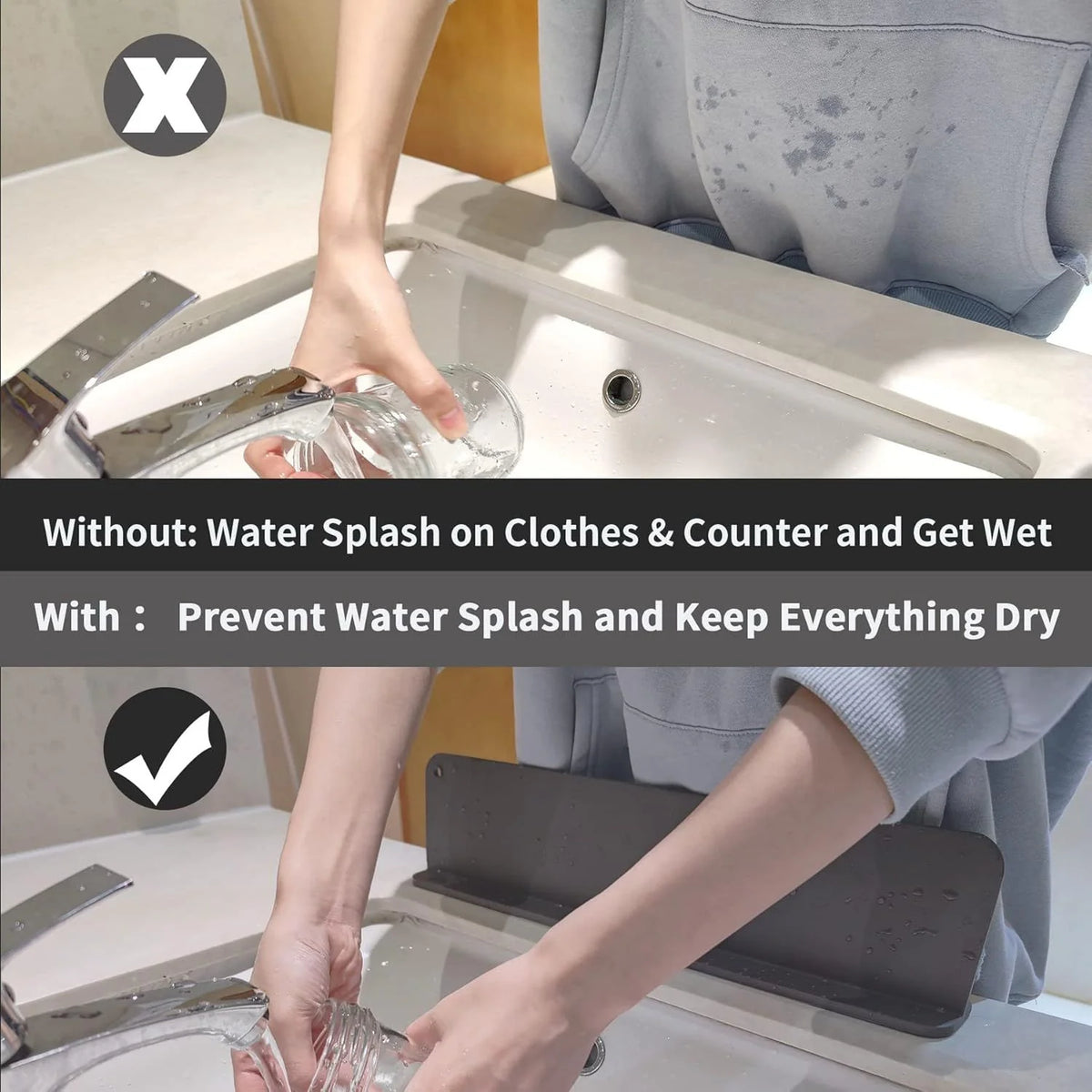ShieldSplash™ — Splash Guard Sink